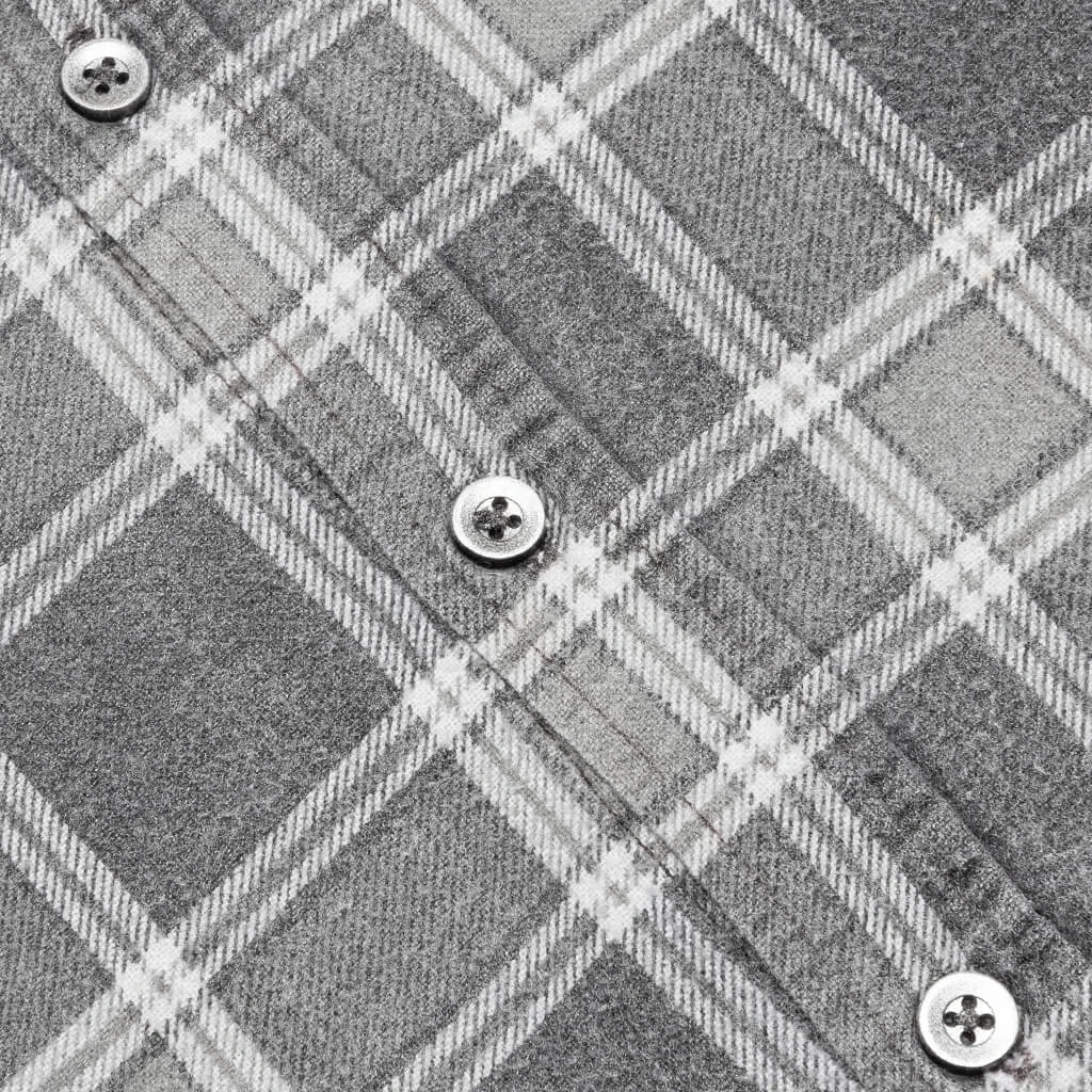 Rebuild By Flannel Shirt 7 Cuts Shirt / Reflection - Triple Grey 6 Rebuild By Flannel Shirt 7 Cuts Shirt / Reflection - Triple Grey - Image 4