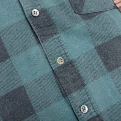 Rebuild By Flannel Shirt 7 Cuts Shirt / Reflection - Turquoise/Navy -Fashion Clothing Store Rebuild by Needles Flannel Shirt 7 Cuts Shirt Reflection Turquoise Navy LQ305 MLT MD 002 01 01 23 Feature VR 7