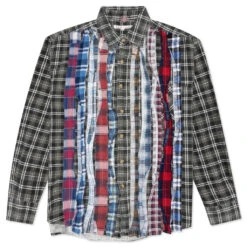Rebuild By Flannel Shirt Ribbon Shirt - Grey/Olive
