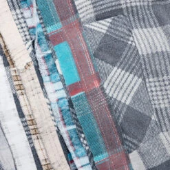 Rebuild Flannel Ribbon Shirt Reflection - Sand/Metal -Fashion Clothing Store Rebuild by Needles Flannel Shirt Ribbon Shirt Reflection Sand Metal LQ311 MLT MD 001 12 05 22 Feature DV 7