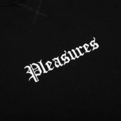 Pleasures Recipe Crewneck - Black -Fashion Clothing Store Recipe Crewneck Black P23F021 BLACK 09 28 23 Feature KN 6