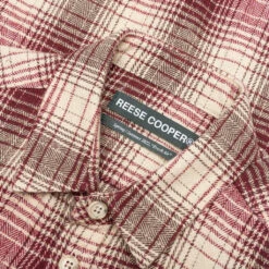 Cargo Pocket Flannel Shirt - Red 9 Cargo Pocket Flannel Shirt - Red -Fashion Clothing Store Reese Cooper Cargo Pocket Flannel Shirt Red FA00058 02 20 2022 01 5