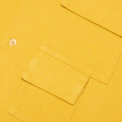 S/S Cotton Cargo Button Down Shirt - Yellow -Fashion Clothing Store Reese Cooper S S Cotton Cargo Button Down Shirt Yellow RR00083 03 29 2021 01 3
