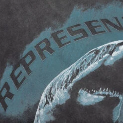 Represent Shark Hoodie - Vintage Grey -Fashion Clothing Store Represent Shark Hoodie Vintage Grey M04222 20 JERSEY 01 02 23 Feature VR 7