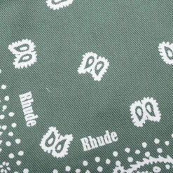 Rhude Bandana Shorts - Sage -Fashion Clothing Store Rhude Bandana Shorts Sage RHSS23SH460094810241 05 10 23 Feature DV 5