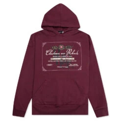 Rhude Chateau De Hoodie - Bordeux