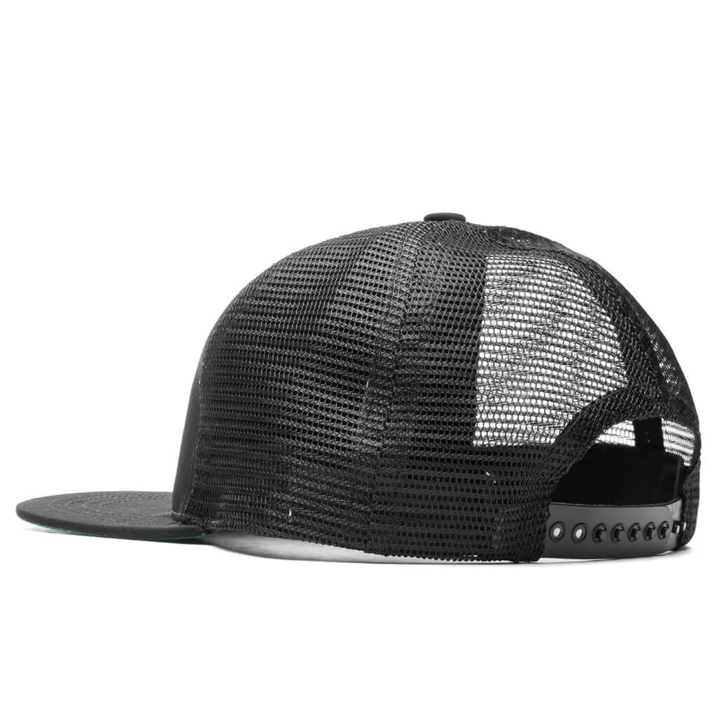 Rhude Pit Stop Trucker - Black 6 Rhude Pit Stop Trucker - Black - Image 4