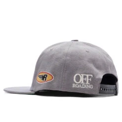 Rhude Rally Washed Canvas Hat - Elephant -Fashion Clothing Store Rhude Rally Washed Canvas Hat Elephant RHPF23HA120126711671 09 25 23 Feature VR 5