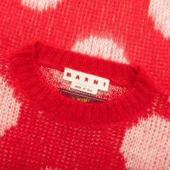 Marni Roundneck Sweater - Tulip -Fashion Clothing Store Roundneck Sweater Tulip GCMG0352Q0 UFU160 DOR67 09 01 23 Feature JP 6