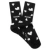 Marni Heart Motif Wool Socks - Black