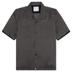 Sacai Cotton Twill Bowling Shirt - Grey