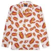 Pow Pajama Shirt - White -Fashion Clothing Store Saint Michael POW Pajama Shirt White SM A22 0000 027 12 27 22 Feature DV MG