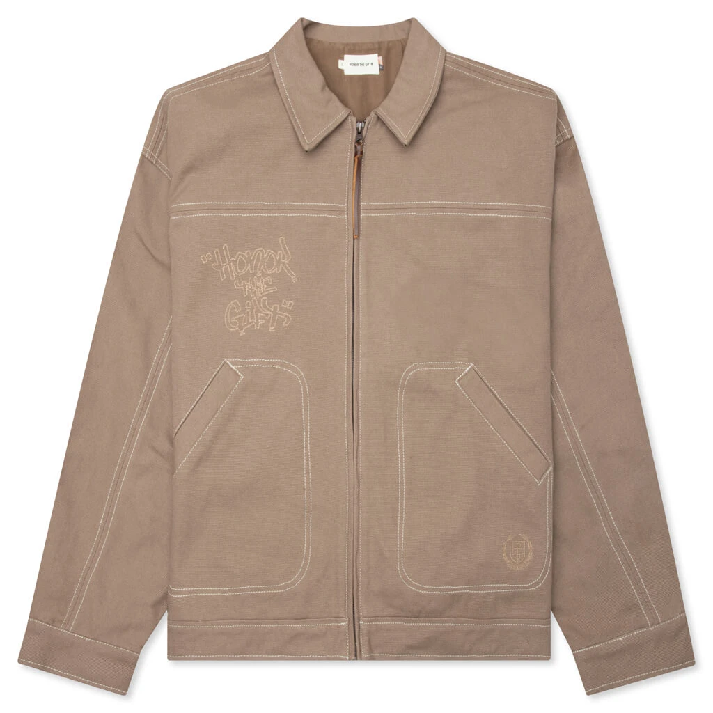 Script Carpenter Jacket - Light Brown 3 Script Carpenter Jacket - Light Brown