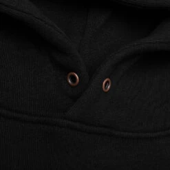 Script Embroidered Hoodie - Black -Fashion Clothing Store Script Embroidered Hoodie Black HTG230355 BLK 09 24 23 Feature VR 8