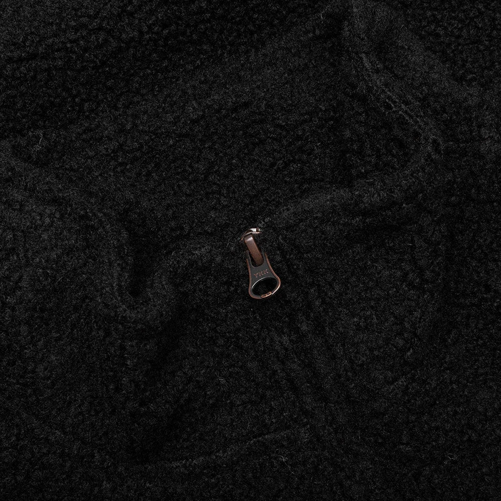 Script Sherpa Pullover - Black 5 Script Sherpa Pullover - Black - Image 3