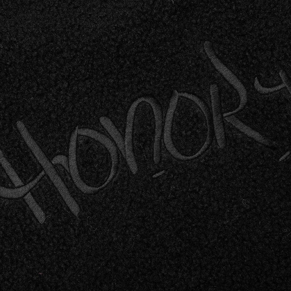 Script Sherpa Pullover - Black 6 Script Sherpa Pullover - Black - Image 4