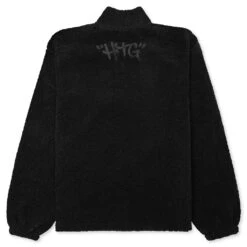 Script Sherpa Pullover - Black 9 Script Sherpa Pullover - Black -Fashion Clothing Store Script Sherpa Pullover Black HTG230361 BLK 09 24 23 Feature VR 7
