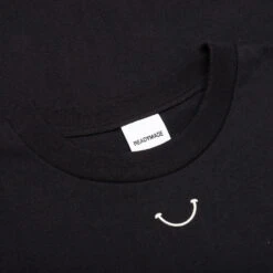 Smile S/S T-Shirt - Black -Fashion Clothing Store Smile Short Sleeve T Shirt Black RE CO BK 00 00 244 10 13 23 Feature KN 6