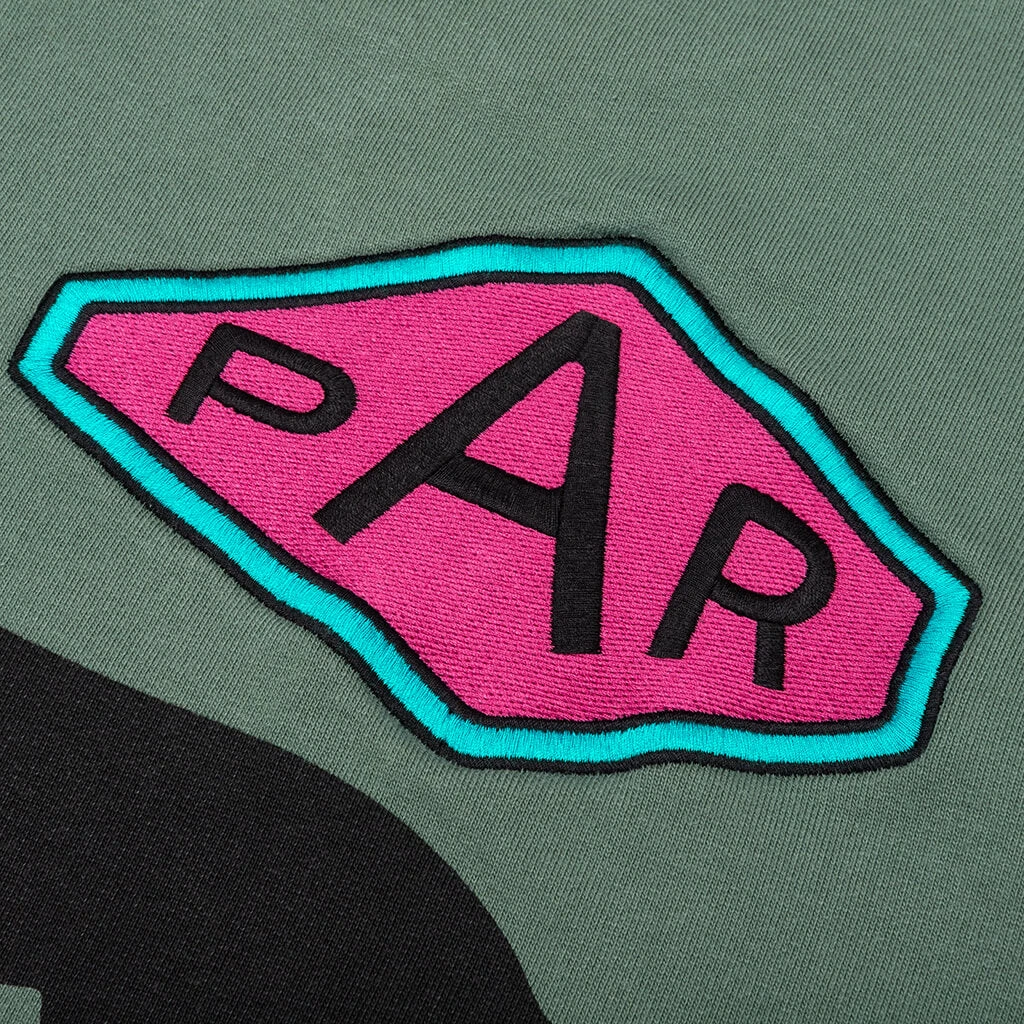 Snaked By A Horse Crewneck Sweatshirt - Pine Green 6 Snaked By A Horse Crewneck Sweatshirt - Pine Green - Image 4