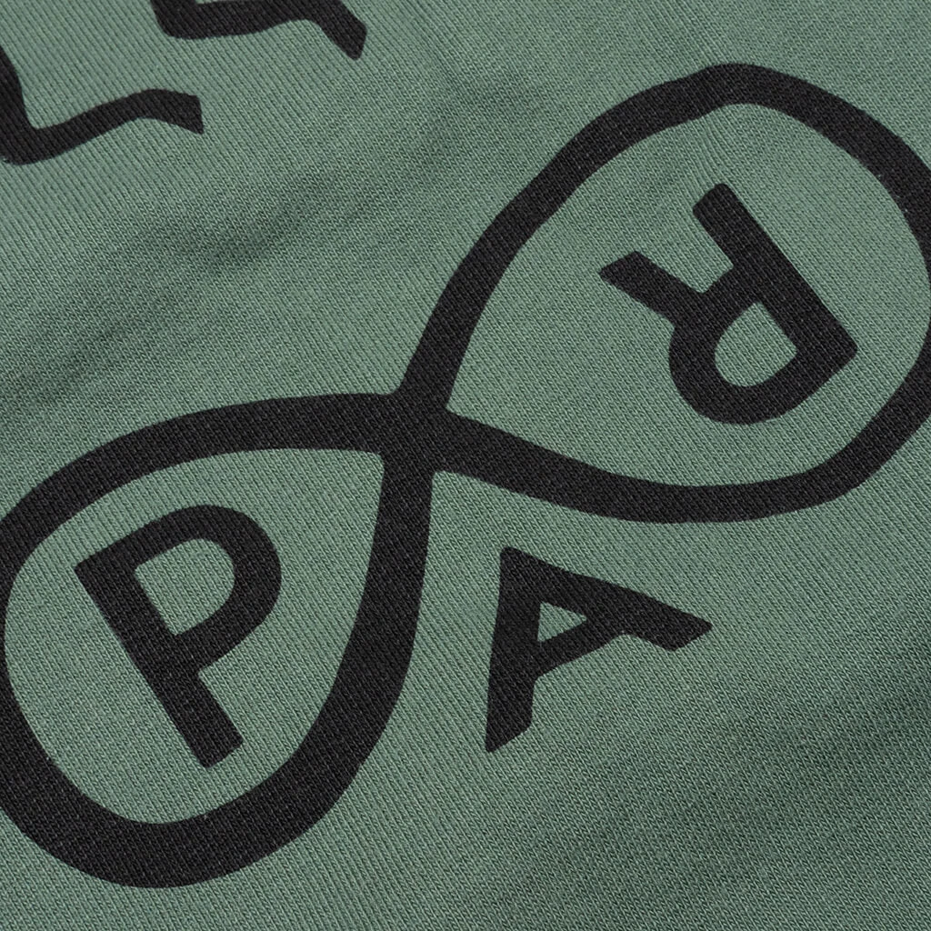 Snaked By A Horse Crewneck Sweatshirt - Pine Green 7 Snaked By A Horse Crewneck Sweatshirt - Pine Green - Image 5