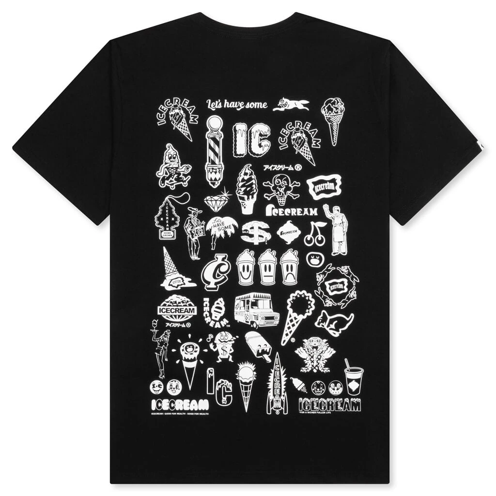 Stagger S/S Tee - Black 4 Stagger S/S Tee - Black - Image 2