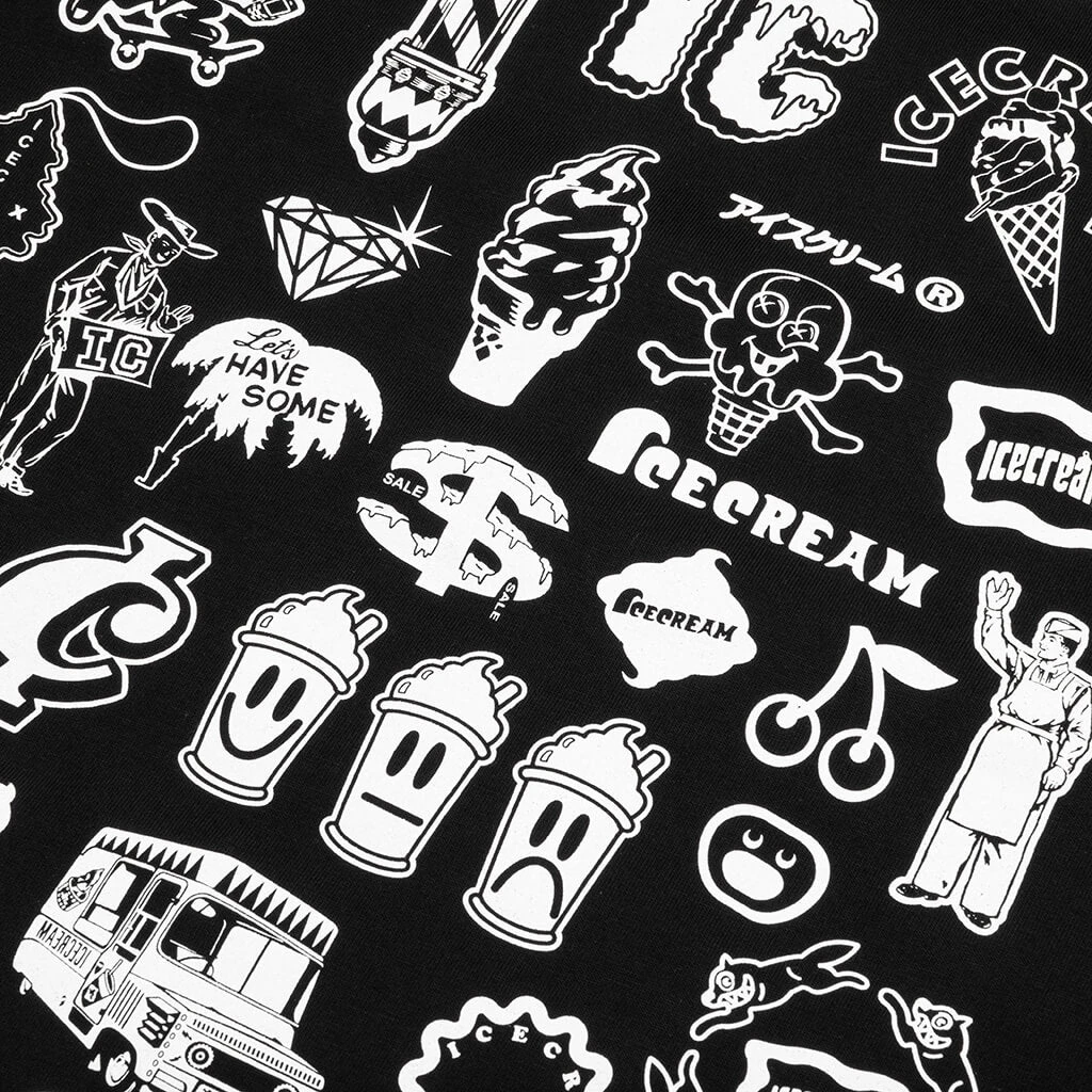 Stagger S/S Tee - Black 6 Stagger S/S Tee - Black - Image 4