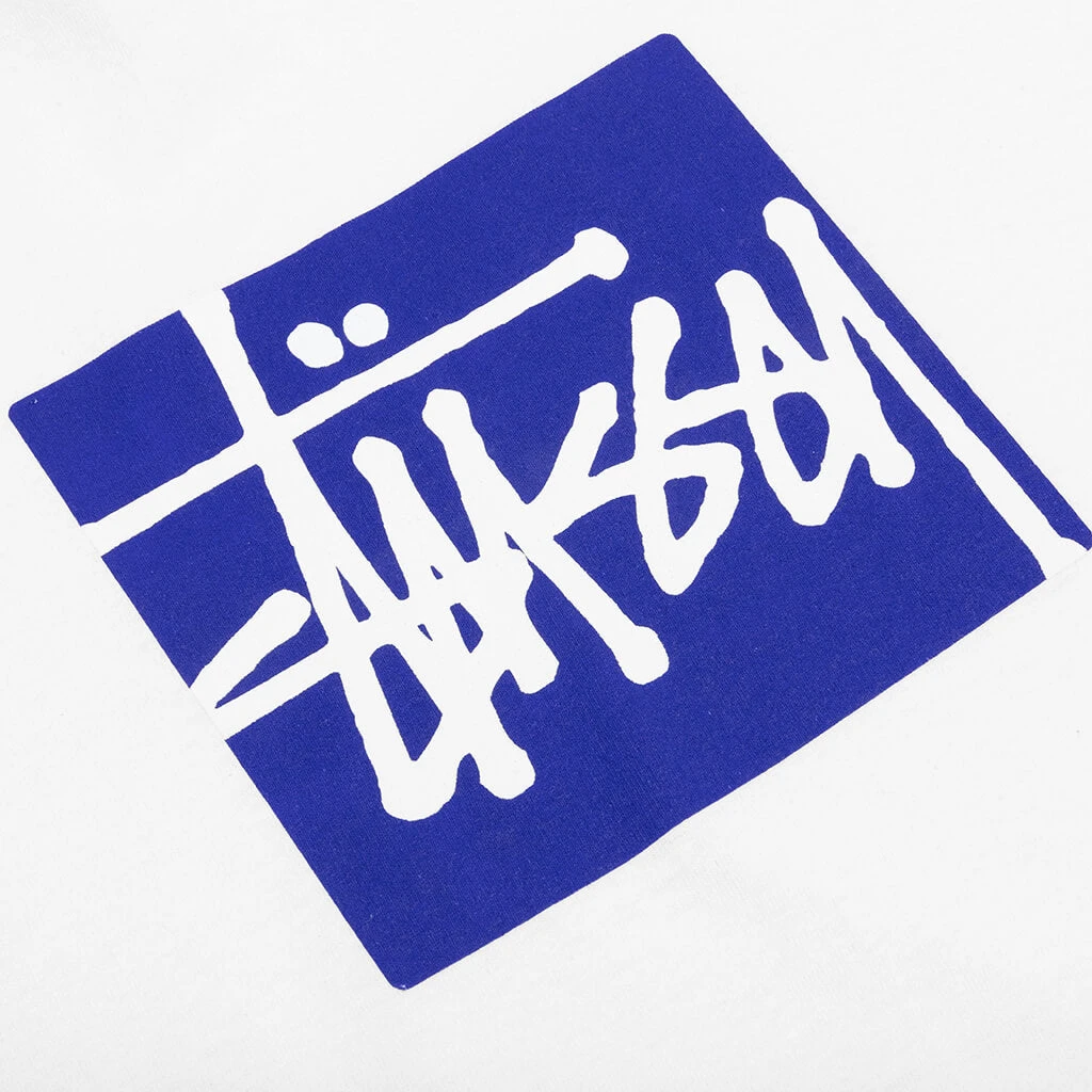 Stussy Stock Box Tee - White 5 Stussy Stock Box Tee - White - Image 3