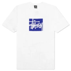 Stussy Stock Box Tee - White