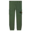 Stone Island Brushed Cargo Fleece Pants - Olive Green