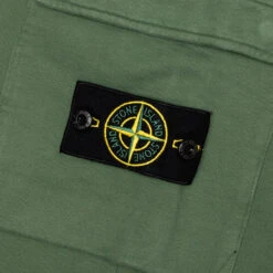 Stone Island Brushed Cargo Fleece Pants - Olive Green -Fashion Clothing Store Stone Island Brushed Cargo Fleece Pants Olive MO771564720 V0058 01 17 23 Feature DV 4