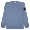 Stone Island Brushed Crewneck Sweatshirt - Avio Blue -Fashion Clothing Store Stone Island Brushed Crewneck Sweatshirt Air Force Blue MO771561720 V0024 01 16 23 Feature KN