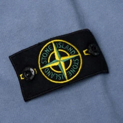 Stone Island Brushed Crewneck Sweatshirt - Avio Blue -Fashion Clothing Store Stone Island Brushed Crewneck Sweatshirt Air Force Blue MO771561720 V0024 01 16 23 Feature KN 6