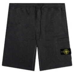 Stone Island Cargo Bermuda Shorts - Melange Dark Grey