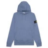 Stone Island Hooded Sweatshirt - Avio Blue -Fashion Clothing Store Stone Island Hooded Sweatshirt Air Force Blue MO771564120 V0024 01 14 23 Feature JP VR
