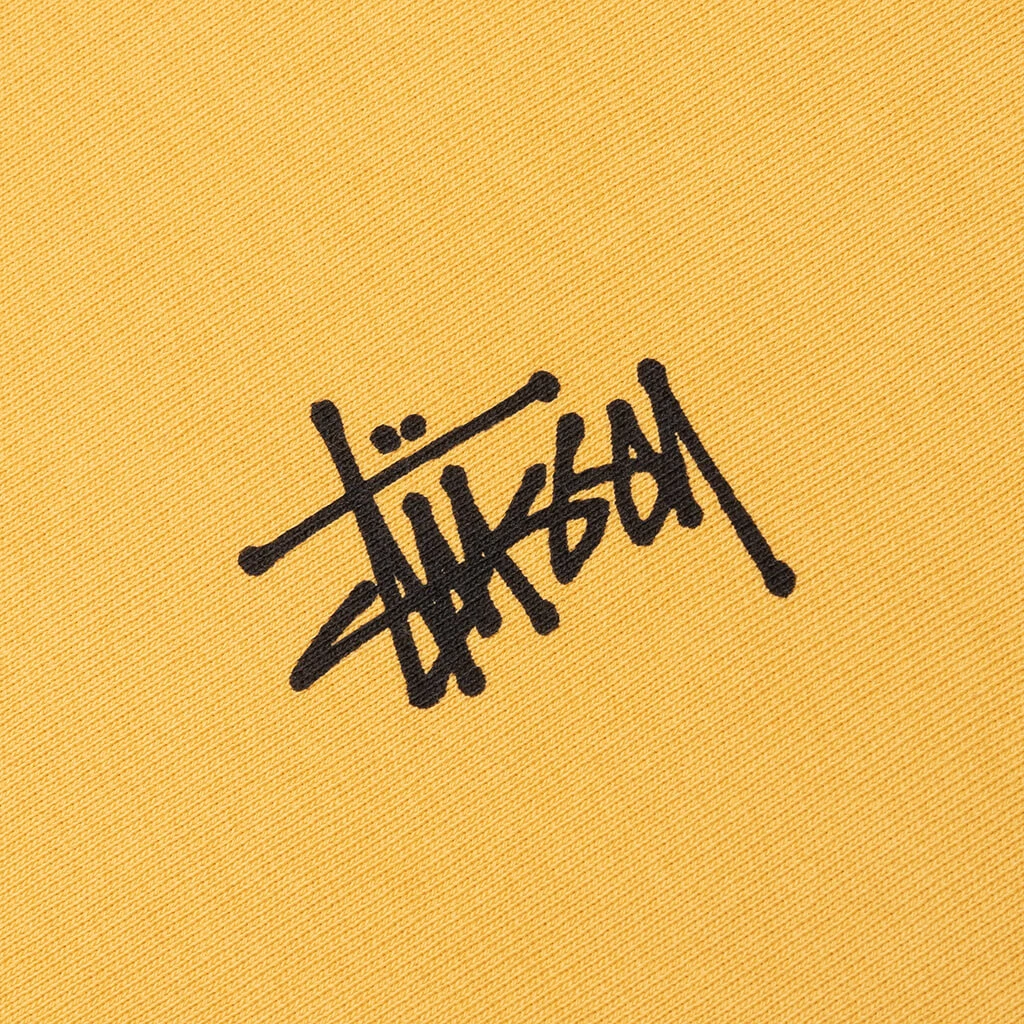 Basic Stussy Pigment Dyed Crew - Honey 5 Basic Stussy Pigment Dyed Crew - Honey - Image 3
