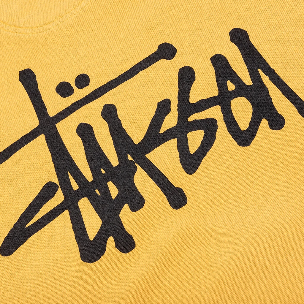 Basic Stussy Pigment Dyed Crew - Honey 6 Basic Stussy Pigment Dyed Crew - Honey - Image 4