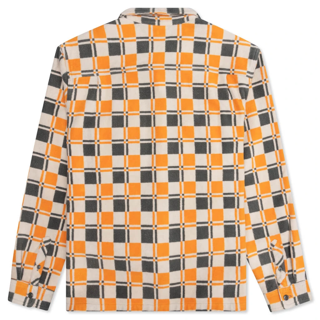Stussy Brent Plaid L/S Shirt - Tan 4 Stussy Brent Plaid L/S Shirt - Tan - Image 2