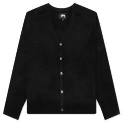Stussy Brushed Cardigan - Black