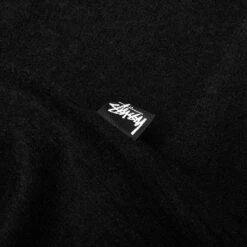 Stussy Brushed Cardigan - Black -Fashion Clothing Store Stussy Brushed Cardigan Black 117207 BLAC 11 04 23 Feature KN 5