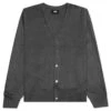 Stussy Brushed Cardigan - Charcoal -Fashion Clothing Store Stussy Brushed Cardigan Charcoal 117163 02 12 23 Feature KN VR