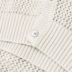 Stussy Loose Gauge Cardigan - Natural -Fashion Clothing Store Stussy Loose Gauge Cardigan Natural 117164 02 10 23 Feature KN 10