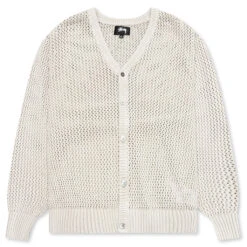 Stussy Loose Gauge Cardigan - Natural