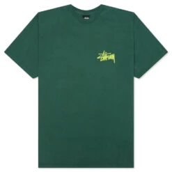 Stussy Old Phone Pigment Dyed Tee - Forest