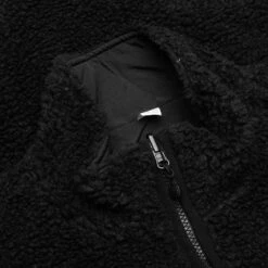 Stussy Sherpa Reversible Jacket - Black -Fashion Clothing Store Stussy Sherpa Reversible Jacket Black 118529 BLAC 09 10 23 Feature KN 8
