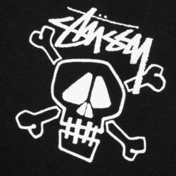 Stussy Skull & Bones Pigment Dyed Tee - Black -Fashion Clothing Store Stussy Skull Bones Pigment Dyed Tee Black 1904943 BLAC 10 25 23 Feature KN 6