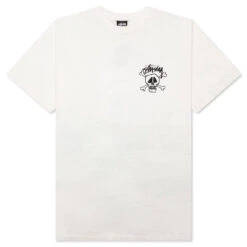 Stussy Skull & Bones Pigment Dyed Tee - Natural
