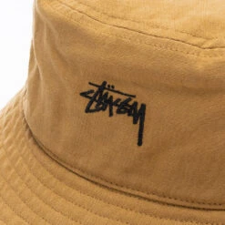 Stussy Stock Canvas Bucket Hat - Bronze -Fashion Clothing Store Stussy Stock Canvas Bucket Hat Bronze 1321067 BRON 12 04 2021 01 5