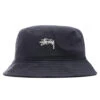 Stussy Stock Canvas Bucket Hat - Navy -Fashion Clothing Store Stussy Stock Canvas Bucket Hat Navy 1321067 NAVY 12 04 2021 01