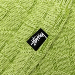 Stussy Strand Sweater - Lime 8 Stussy Strand Sweater - Lime -Fashion Clothing Store Stussy Strand Sweater Lime 117147 LIME 11 18 22 Feature DV 6