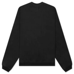 Stussy Varsity Oversized Crew - Black 7 Stussy Varsity Oversized Crew - Black -Fashion Clothing Store Stussy Varsity Oversized Crew Black 118536 BLAC 11 04 23 Feature KN 4